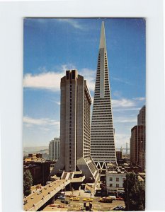 Postcard Holiday Inn And Transamerica Building, San Francisco, California