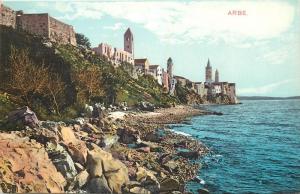 Croatia RAB Otok Arbe vintage postcard