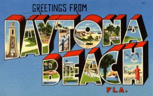 FL - Daytona Beach.  Large Letter