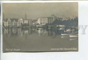460755 NORWAY Bergen Vintage photo postcard