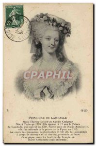 Old Postcard Princess Lamballe