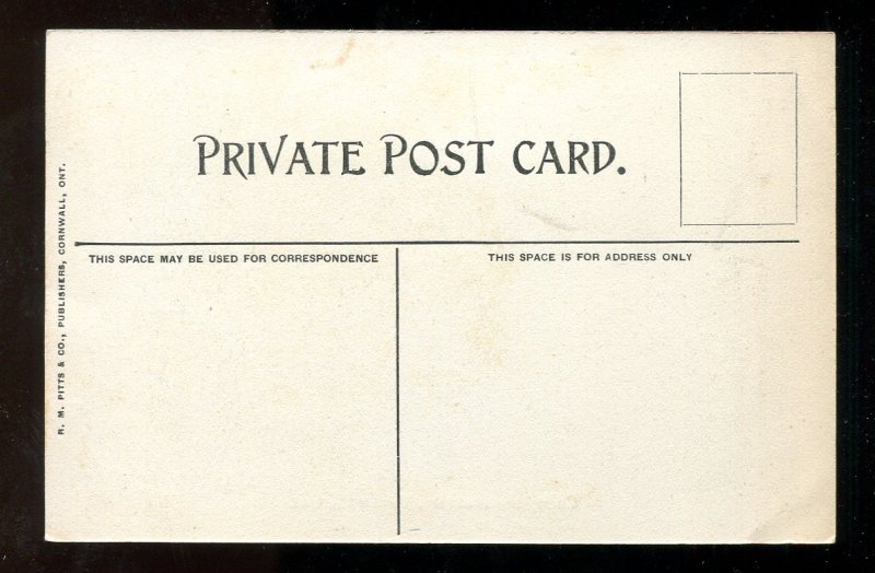 dc513 - CORNWALL Ontario c1907-10 Collegiate Institute Postcard