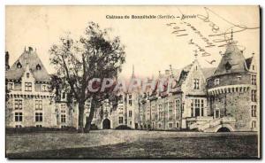 Old Postcard Chateau de Bonnetable Facade