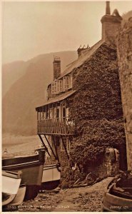 CLOVELLY DEVON ENGLAND~COTTAGE ON BEACH~JUDGES PHOTO POSTCARD