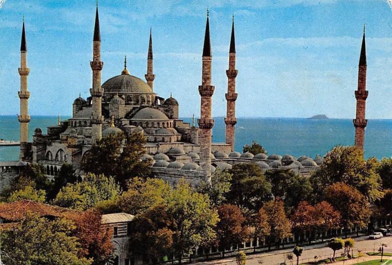 Turkey Istanbul Sultanahmet Camii 1616 Blue Mosque Mosquee Bleue Hippostcard