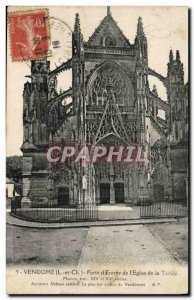 Old Postcard Vendome Gate D & # 39Entree De I Eglise De La Trinite