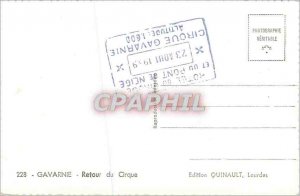 Modern Postcard Back Gavarnie Circus Horses