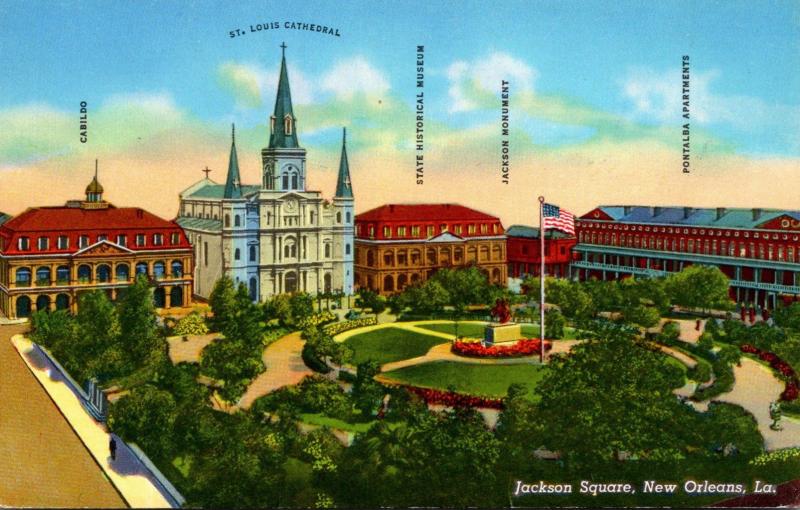 Louisiana New Orleans Jackson Square