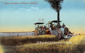 Steam Harvester - MIsc, California CA  