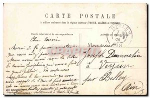 Old Postcard Fontaine Bartholdi Lyon Place Bellecour