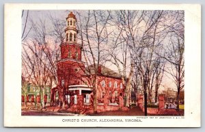 Jamestown Virginia 1607-1907 Exposition~Alexandria VA~Christ Church~Cupola~PC