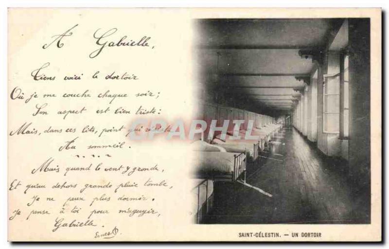 Saint Celestin - A Dormitory - Old Postcard