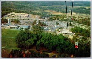 Vtg Stone Mountain Georgia GA View From Skylift Inn Memorial Hall Postcard