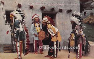 Indians Ready for Dance, Indian Puebloe Ancient Cliff Dwellings Manitou, Colo...