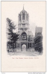 The Tom Tower, Christ Church, Oxford, Oxfordshire, England, United Kingdom,...