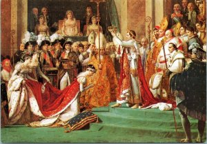 postcard France Paris Royalty The Coronation of Napoleon by Jacques-Louis David