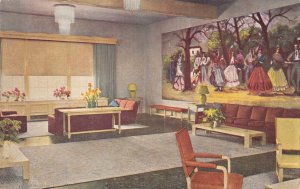 Ladies Lounge Soldiers' Club FORT ORD, CA Military WWII c1940s Vintage Postcard