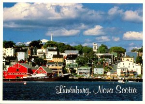 Canada Nova Scotia Lunenburg Waterfront View