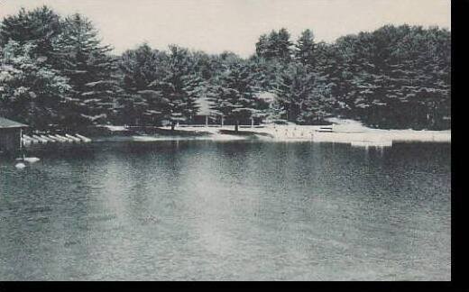 New Hampshire Meredith St Johns Seminary Camp From Lake Winnipesaukee Albertype