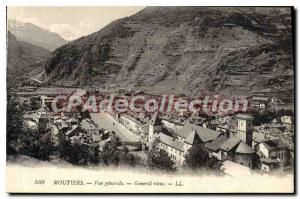 Postcard Old Moutiers general view