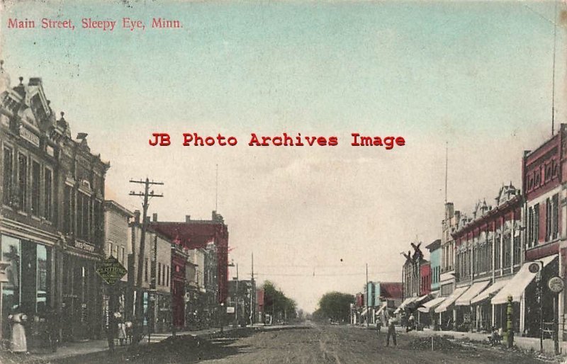 MN, Sleepy Eye, Minnesota, Main Street, Business Section, AM Simon No 12791 