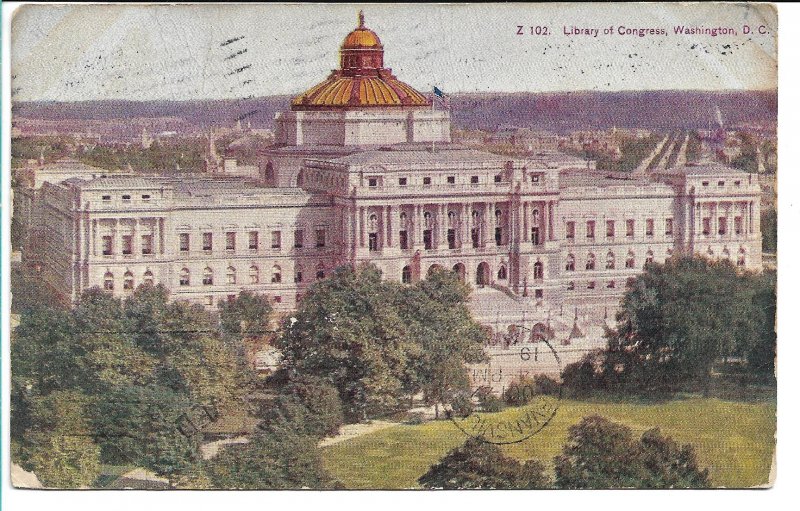 Washington, DC - Library of Congress - 1909