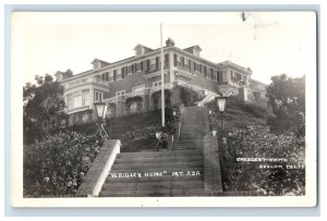 c1910 RPPC Wrigley House Catalina Island CA. #2 Postcard P128E