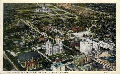 Bird's Eye View - Salt Lake City, Utah UT  