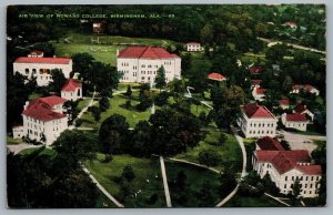 Postcard Birmingham Alabama c1947 Air View Of Howard College Jefferson County