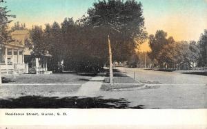 HURON, SD South Dakota    RESIDENTIAL STREET SCENE   Homes  c1910's Postcard