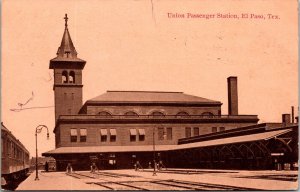 Union Passenger Station EL Paso TX Postcard PC110