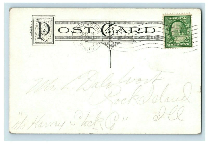 c. 1910 Shimp's Hill Lancaster, Hocking Hills, OH. Postcard P15