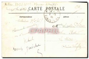 Old Postcard Audierne View from the Mountain