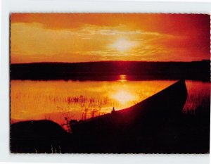 Postcard The Midnight Sun, Finnish Lapland, Finland