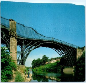 World's first iron bridge across the River Severn at Ironbridge, England