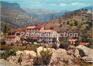 Postcard Modern Chateauneuf de Grasse Bel Air and the entrance of the Gorges ...