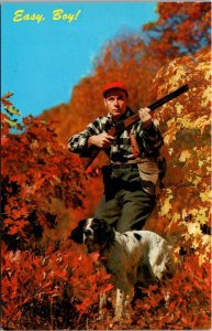 Hunting Bird Hunter With Hunting Dog