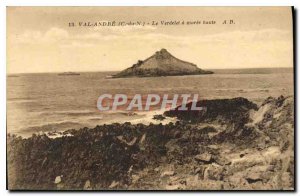 Postcard The Old Val Andre The Verdelet has high Maree