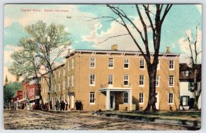 1912 CAPITOL HOTEL DOVER DELAWARE ANTIQUE POSTCARD