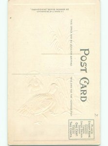 Divided-Back THANKSGIVING SCENE Great Postcard AA0668