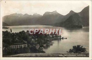 Old Postcard Lake Annecy the lake