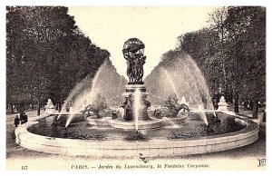 France  Paris Jardin du Luxembourg la Fontaine Carpeaux
