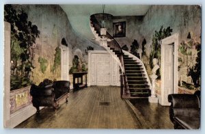 1937 Nashville Tennessee Postcard Hall Hermitage General Andrew Jackson House