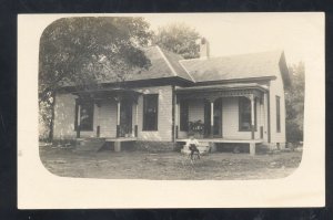 RPPC BRAZIL INDIANA RESIDENCE HOME VINTAGE REAL PHOTO POSTCARD