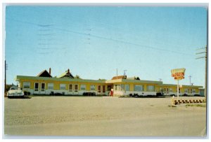 1958 Maynard's Motel West Best Moose Jaw Saskatchewan Canada Posted Postcard