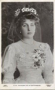 Royalty Princess Ena of Battenberg bride dress wedding pearls flower 1906