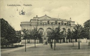 sweden, LANDSKRONA, Teatern Theater Theatre (1912) Postcard