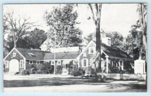 PLYMOUTH, Massachusetts MA ~ Roadside SAMOSET HOUSE ca 1940s Postcard