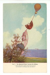 Roosevelt Bears (No. 7, First Series 1906, Stern) Leaving the Balloon