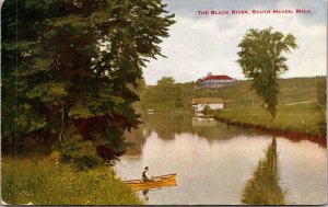 Postcard The Black River in South Haven, Michigan~3513